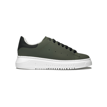 Sneakers suola army verde con puntini - FLAG STORE